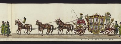 Part of the Panoramic View of the Entire Funeral Procession of Arthur, Duke of Wellington by Henry Jr and Sala Alken
