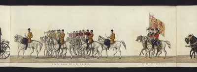 Part of the Panoramic View of the Entire Funeral Procession of Arthur, Duke of Wellington by Henry Jr and Sala Alken