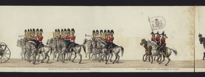 Part of the Panoramic View of the Entire Funeral Procession of Arthur, Duke of Wellington by Henry Jr and Sala Alken