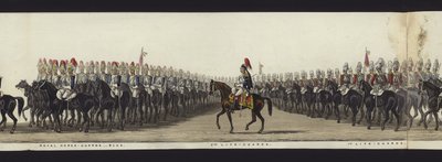 Part of the Panoramic View of the Entire Funeral Procession of Arthur, Duke of Wellington by Henry Jr and Sala Alken