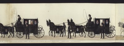 Part of the Panoramic View of the Entire Funeral Procession of Arthur, Duke of Wellington by Henry Jr and Sala George Augustus Alken