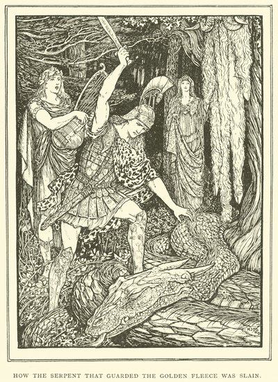 How the Serpent that Guarded the Golden Fleece was Slain by Henry Justice Ford