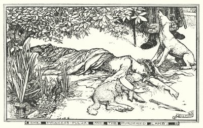 The Princess Pulja and the murdered lamb by Henry Justice Ford