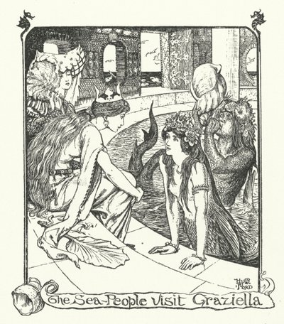 The Sea-People Visit Graziella by Henry Justice Ford