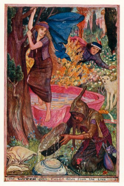 The Witch Gets Pulga Down from the Tree by Henry Justice Ford