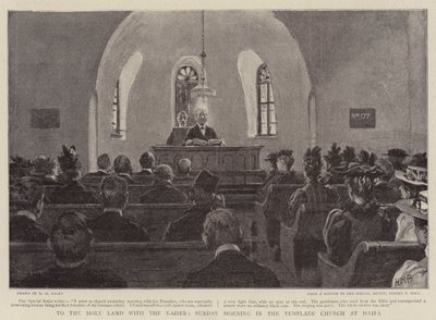 To the Holy Land with the Kaiser, Sunday Morning in the Templars