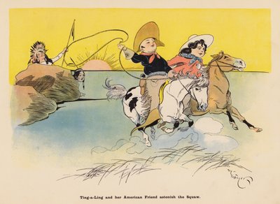 Illustration for The Adventures of a Japanese Doll by Henry Mayer
