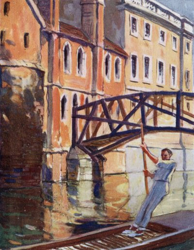 Punting, Queens College by Henry Morley
