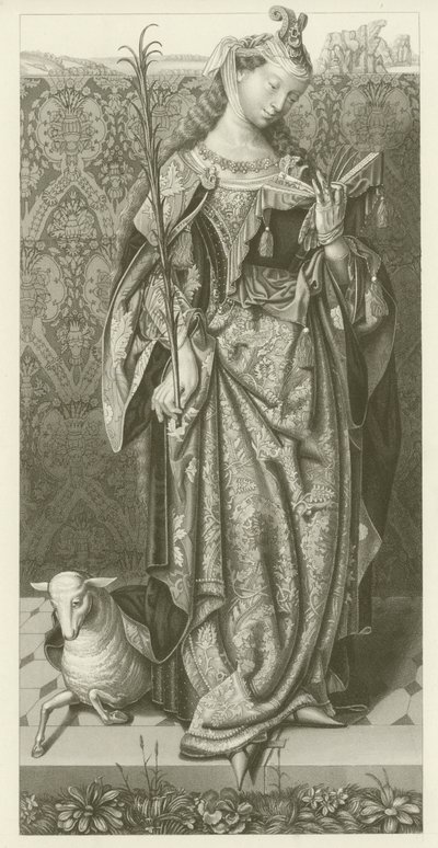 Saint Agnes by Henry Shaw