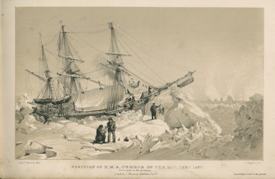 Position of the H.M.S. Terror on the 22nd February 1937: frost smoke in the distance by Henry Smyth