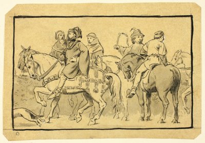 Canterbury Pilgrims by Henry Stacy Marks