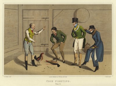 Cock Fighting by Henry Thomas Alken