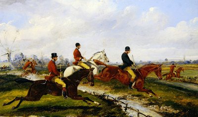 Hunting Scene by Henry Thomas Alken