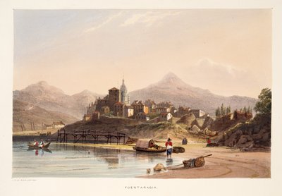 Fontarabia, from Sketches of Scenery in the Basque Provinces of Spain, with a Selection of National Music, pub. 1838 by Henry Wilkinson