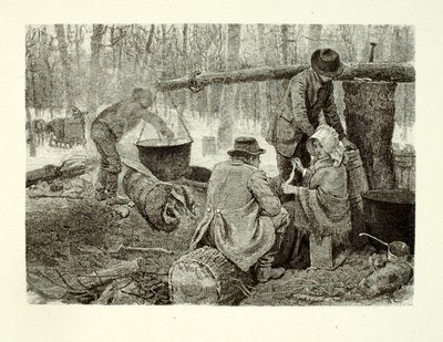 Cooking a Camp Dinner by Henry Wolf