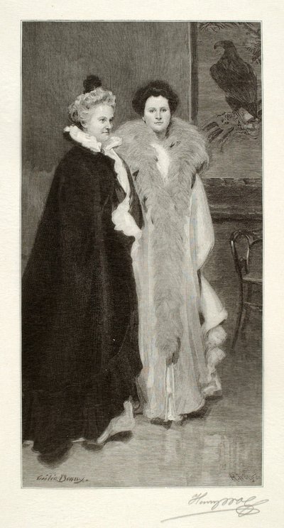 Mother and Daughter by Henry Wolf