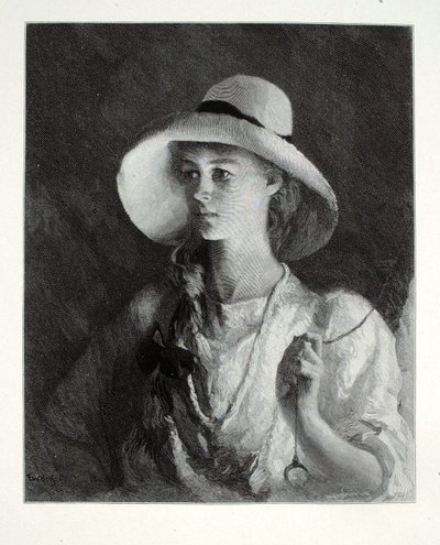 Portrait of My Daughter by Henry Wolf