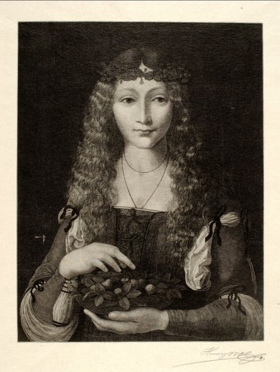 Portrait of a Girl by Henry Wolf