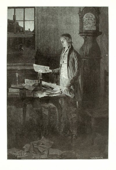 Thomas Jefferson, Writing the Declaration of Independence by Henry Wolf