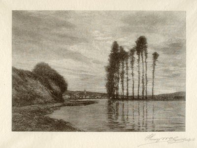 View on the Seine by Henry Wolf