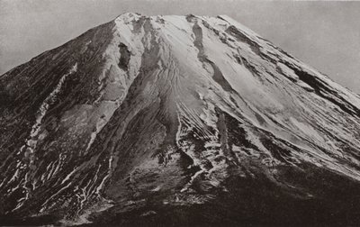 The Crest of Fuji, a Telephotograph from Shoji by Herbert Ponting