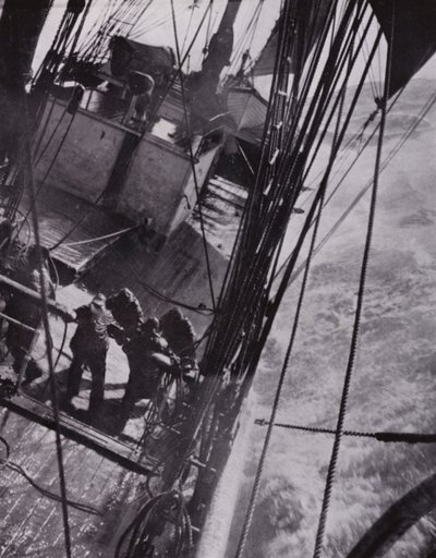 The Ship Heaved and Strained and Pitched Like a Cork by Herbert Ponting