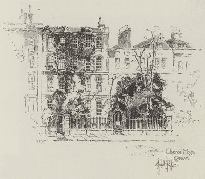 Clarence House in Clapham by Herbert Railton