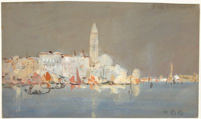 Venetian Capriccio with a Campanile by Hercules Brabazon Brabazon