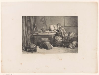 Scholar in a Study Room by Herman Frederik Carel ten Kate