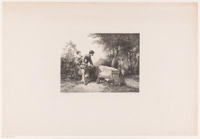 Two Couples in a Park by Herman Frederik Carel ten Kate