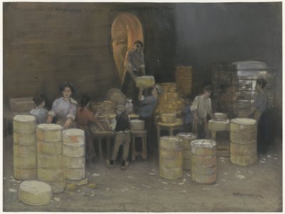 Loading Pottery into the Kiln at De Sphinx in Maastricht by Herman Heijenbrock