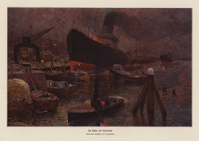 In the Port of Rotterdam by Herman Heijenbrock