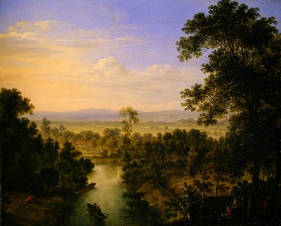 Panoramic Landscape with a River by Herman the Younger Saftleven