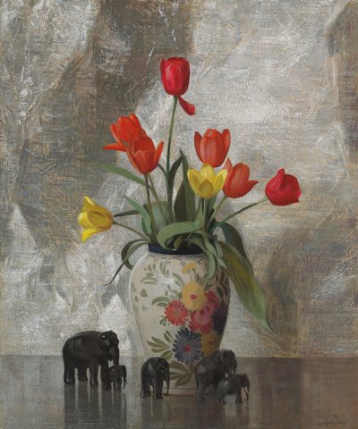 Elephants & Tulips by Hermann Dudley Murphy