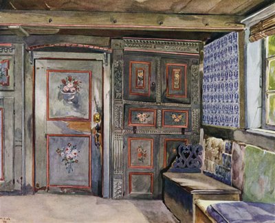 Part of the Hall in the Hufner House of Mr. Hittscher in Curslack by Hermann Haase