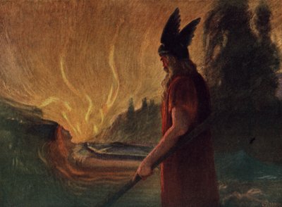 Instantly a Stream of Fire Gushed Forth by Hermann Hendrich