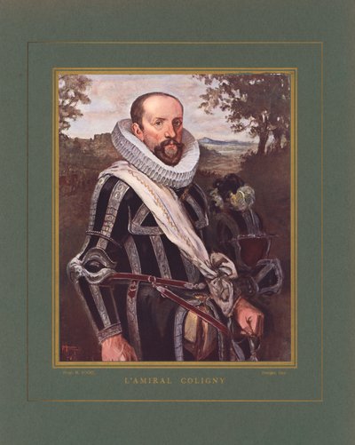Gaspard II de Coligny, French Admiral and Huguenot Leader during the French Wars of Religion by Hermann Vogel