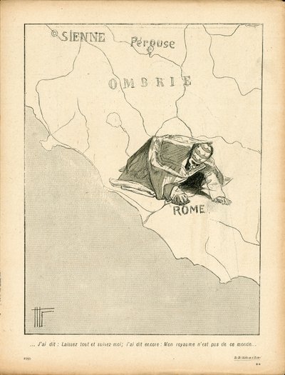 The Butter Plate, number 143, Satirical in Black & White by Hermann Vogel