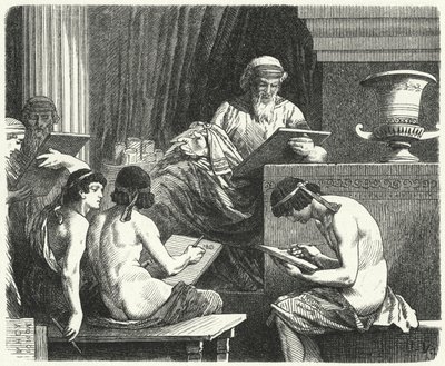 Solon, lawmaker of Athens by Hermann Vogel