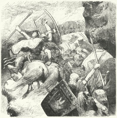 The Barbarian Migrations, 4th - 6th Century by Hermann Vogel