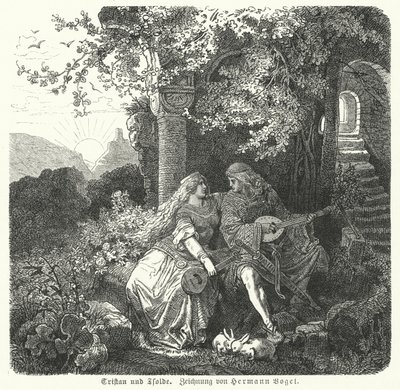 Tristan and Isolde by Hermann Vogel