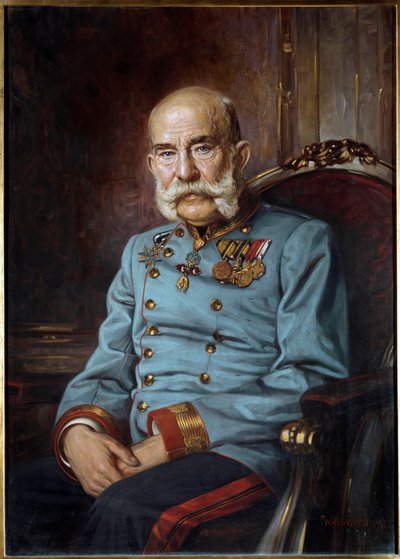 Portrait of Emperor Francis Joseph I, at the age of 85 by Hermann Wassmuth