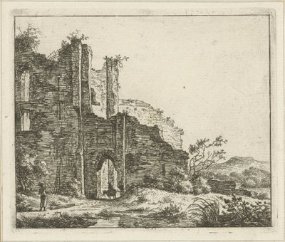 Landscape with Ruin by Hermanus Fock