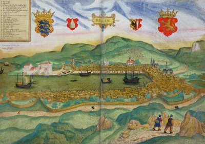 Map of Bergen, from 