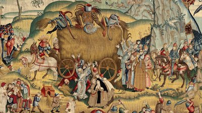 Tapestry Inspired by the Work of Hieronymus Bosch, c.1560 by Hieronymus (after) Bosch