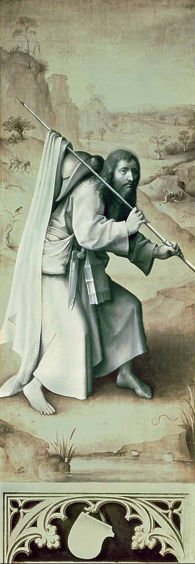 St. James the Greater, Exterior of Left Wing of Last Judgement Altarpiece by Hieronymus Bosch