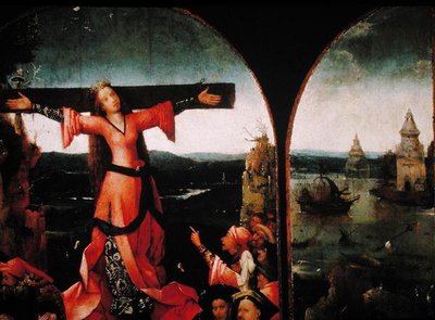 St. Liberata Triptych (detail) by Hieronymus Bosch