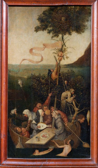 The Ship of Fools, c.1500 by Hieronymus Bosch