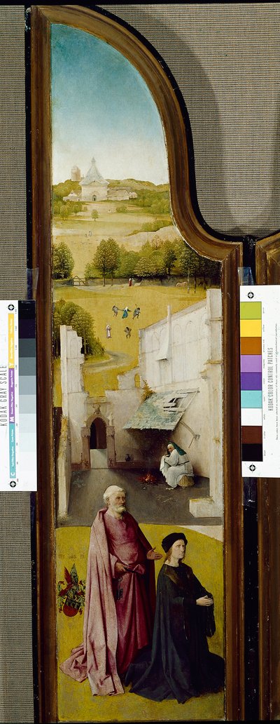 Triptych of Epiphany with St. Peter and Donor by Hieronymus Bosch