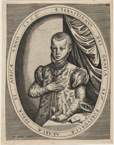 Sebastian, King of Portugal by Hieronymus Cock
